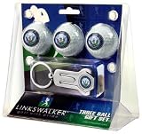 Navy Midshipmen 3 Golf Ball Gift Pack w/ Hat Clip - NCAA College Athletics