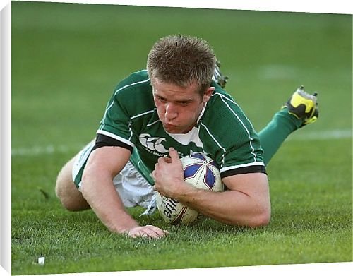 Canvas Prints of Rugby Union - RBS Six Nations Championship 2009 - Italy v Ireland - Stadio from PA Photos