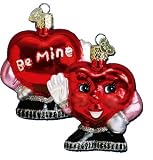 Old World Christmas Mr Be Mine Heart Valentines Ornament