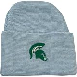 Michigan State Spartans Newborn Light Blue Knit Beanie