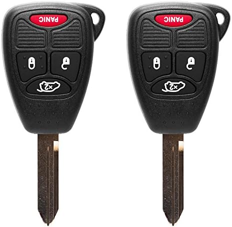 2 Keyless Entry Remote Control Uncut Car Shell Case Replacement for OHT692427AA