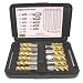 Jancy Slugger High Speed Steel Annular Cutter Set (11 piece), TiN Coated, 3/4" Annular Shank, 1" Depth, 7/16" - 1-1/16" Sizes