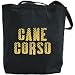 Canvas Tote Bag Black  Cane Corso  Dog