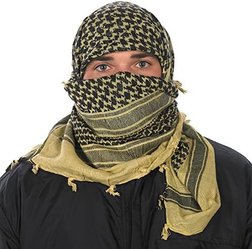 Pro Force Shemagh Scarf Black and White