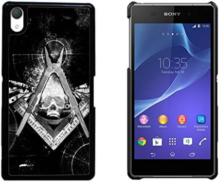 Skull Devil Diablo Hard Plastic and Aluminum Back Case For Sony Xperia Z2 L50W