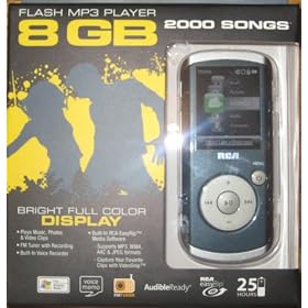 RCA Opal 8 GB Video MP3 player with 1.8-inch Show, FM Radio, and Voice Recording. - Green