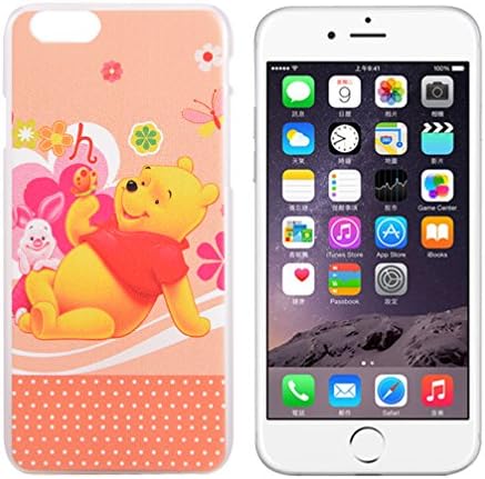 Cute Winned the Pooh with Friends I6 phone cases PU hard shell case cover Hard Case Cover for Apple iPhone 6 4.7 inch