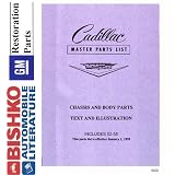 1954 1955 1956 1957 1958 CADILLAC Parts Book List CD by General Motors
