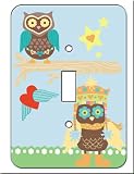 Owl Treetop Friends Skip Hop Wall Plate (Single Toggle)