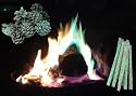 Crystal Color Fire Sticks & Pinecones, Crystal Color Sticks
