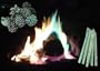Crystal Color Fire Sticks & Pinecones, Crystal Color Sticks