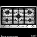 Dacor DCT365SLP Distinctive 36 In. Stainless Steel Gas Cooktop photo