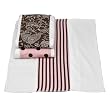 New Arrivals Burp Cloths - Pink/ Brown Dot