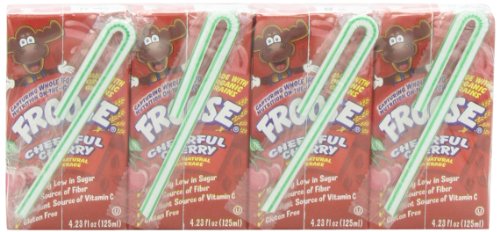 Froose Cheerful Cherry Aseptic Beverage, 4.23-Ounce Bottles (Pack of 40) by Froose