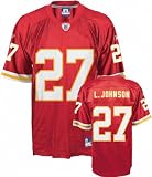 Larry Johnson Red Kansas City Chiefs Youth NFL Replica Jersey
