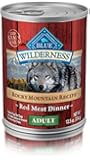 Blue Buffalo Wilderness Rocky Mountain Recipes Adult Red Meat - Grain Free 12.5 oz, Pack of 12