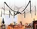 Fun Express Hanging Halloween Plastic Spider, 20 Foot, Black