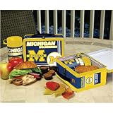 Michigan Wolverines NCAA Tin Lunch Box With Thermos