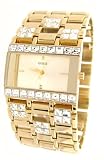 Guess Ladies Gold Ice Cube G10591L
