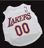 Officially Licensed by the NBA - Los Angeles Lakers Dog Basketball Jersey- Small