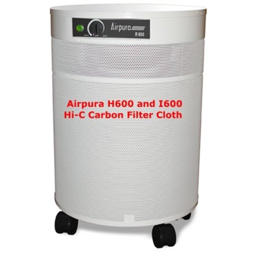 Airpura Industries RepHWOCloth Replacement Carbon Weave Filter For H600 I600 Air Purifiers