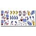 Transportation Vehicles and Signs Self Stick Wall Appliques
