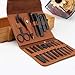 AIWOGEP 16 Pieces Manicure Set with PU Leather Case, Personal Care Tool, Gifts for Men/Women, Anniversary, Christmas, Birthday, Married Couples Anniversary, Stocking Stuffers