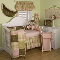 Cotton Tale Taffy 4 Pc Baby Bedding Set - Crandegrave;me/Sage/Pink