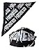 Madness Colored Bandana for Macho Man Costume-Allover Black