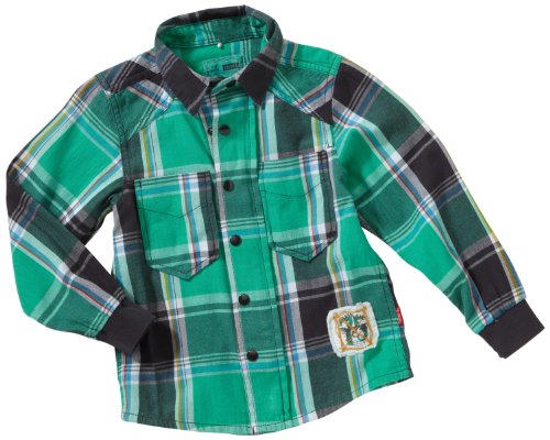 NAME IT Jungen Langarmshirt ELIAS KIDS LS SHIRT 112, Gr. 146/152, Gr&uuml;n (WAKAME) Preisvergleich