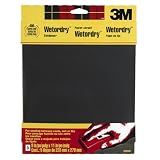 3M Wetordry Sandpaper, 9-Inch by 11-Inch, Super Fine 400 Grit, 5-Sheet