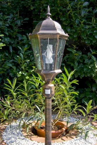 Outdoor Lamp Post Garden Lantern Sensor Light