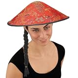 China Coolie Hat with Braid