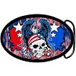 Patriotic Eagle Skull Belt Buckle