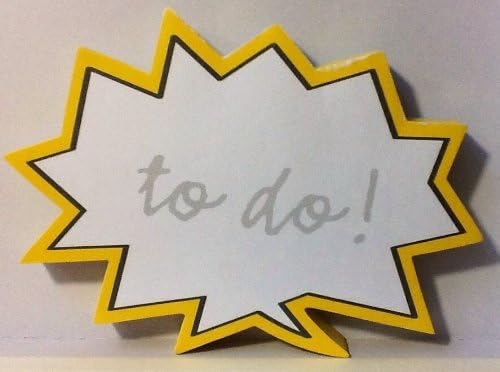Yellow Pop ~ Mix & Match ~ Choose From a Variety of Coordinating Products ~ Journals, Notecards, Embellishments, & Shaped Notepads (To-Do Shaped Notepad)