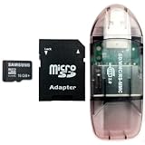 Samsung 16GB Class 10 MicroSDHC High Speed Memory Card with SD Adapter and USB Reader