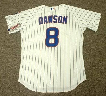 ANDRE DAWSON Chicago Cubs AUTHENTIC Majestic Home Baseball Jersey, 44/LARGE