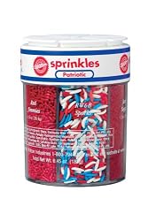 Wilton 6-Mix Patriotic Assortment sugar-sprinklers