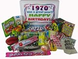1970 Hippies - 40th Birthday Candy & Toys Gift