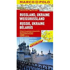 MARCO POLO L�nderkarte Russland, Ukraine, Wei�russland 1:2 Mio. /1:10 Mio.: Mit Kennzeichnung besonders sehenswerter Orte. �bersichtskarte zum ... 4 Citypl�ne, Sonderkarte Baikalsee