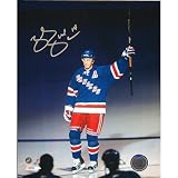 NHL Brendan Shanahan Salute The New York Crowd Autographed 8-by-10-Inch Photograph