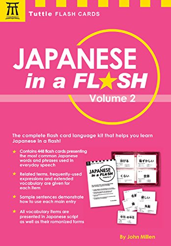 Japanese in a Flash Volume 2 (Tuttle Flash Cards)