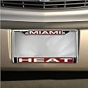 Miami Heat Chrome License Plate Frame