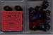 Chessex Dice d10 Sets: Gemini Black / Starlight with Red - Ten Sided Die (10)