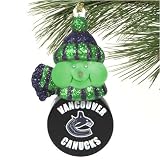 Vancouver Canucks All-Star Light-Up Snowman Ornament