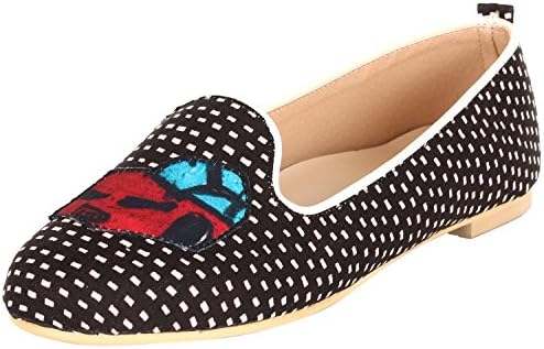 MCnelly's Cute Crayon Patch Mommy & Me Slip On Loafer Flat Shoes (For Mommy)(shoes-009-1-230)