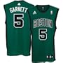 adidas Boston Celtics #5 Kevin Garnett Green Replica Basketball Jersey (XX-Large)