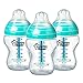 Tommee Tippee Advanced Anti-Colic, Baby Feeding Bottles, 9 Oz, 3 Ct, Clear, Unisex