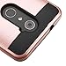 ZTE ZMax Pro Case, Brushed Design Hybrid, Slim Fit Polycarbonate and Silicone TPU Hard Cover with Stylus and Screen Protector - Rose Gold