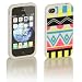 SEIDIO Silikonhülle TPU Case für iPhone 4 HD -- 3D Neon Abstrakt Relief